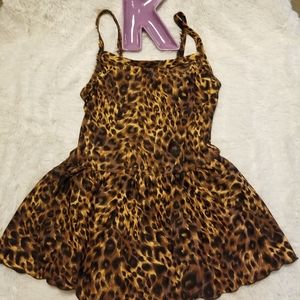 Sun streak swim suit. One piece. Animal print